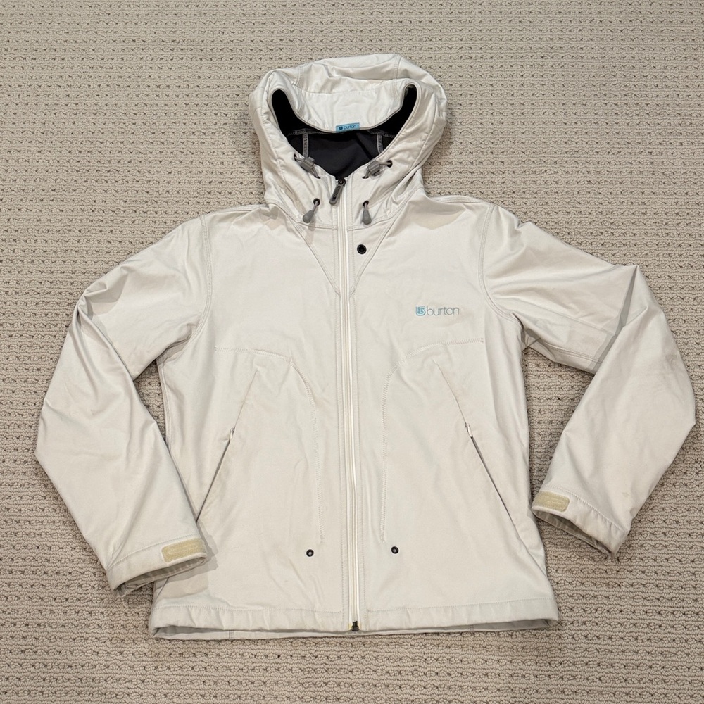 Burton White Hooded Jacket